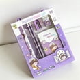 thumbnail image 4 of Yuehao ki-ds Stationery Set, Cute Stationery Box for Primary Schol and Kindergarten, Complete Drawing and Writing Kit with Ruler, Pencils, Sharpener, Eraser, and Notebook for Class Gifts (Purple), 4 of 4