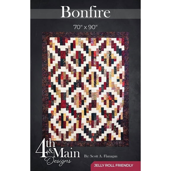 Bonfire Quilt Pattern by Scott A Flanagan
