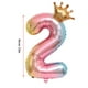 thumbnail image 4 of Bewildely 15 unids/lote de globos de cumpleaños para niña con globo de número rosa de 32 pulgadas, decoración de fiesta de cumpleaños 3/3, aniversario Kits de decoración para fiestas tres Bewildely HA002734-03, 4 of 6