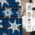 thumbnail image 6 of Christmas Shower Curtain Winter Snowflake Shower Curtains for Bathroom Blue Buffalo Plaid Bathroom Decor Washable Durable Fabric Shower Curtains 72x72 inch, 6 of 6