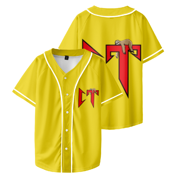Natanael Cano Corridos Tumbados Baseball Jersey yellow Clothes Hip Hop Tee Shirt Man/Woman