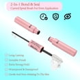 thumbnail image 5 of DIY Lash Extension Kit, 280PCS Lash Clusters Kit with Bond, Seal, Remover & Tweezers, 8–16mm Natural Wispy Individual Lashes, Easy At-Home Eyelash Extensions for Beginners, Perfect Mom Gifts, 5 of 9