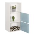 thumbnail image 4 of Xtra Armoire de Rangement 2 Portes avec Finition Bois Blanc et Vert d'Eau, 4 of 4