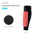 thumbnail image 6 of Calf Brace Calf Compression Sleeves Outdoor Sports Football Honeycomb Anti-collision Eva Football Leg Socks Breathable Calf Protection, 1 Pair, 6 of 8