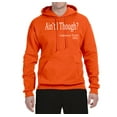 thumbnail image 2 of Wild Bobby, Ain't I Though? Sojourner Truth 1851, Unisex Graphic Hoodie SweatTees, Orange, Medium, 2 of 3