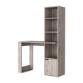 thumbnail image 6 of Engineered Wood Desk with Bookcase | Small-Room Solution for Organizing Office Supplies, 6 of 6