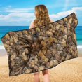 thumbnail image 4 of Garronmavis Camo Deer Car Seat Towel Cover Stain Resistant with Storage Bag 1 PC Front Seat Protector Universal Fit for Cars SUV Trucks Sedan Van Daily Sports Use, 4 of 9