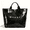 Black, variant on PVC Tote Bag for Women,Plastic Tote Bags for Shopping,Travel,Work,Classic Woman Handbags with Inner Pocket,Eco-Friendly Gift Bag for Ladies,Mom,Sister,Besties(Orange Pink Stripe)