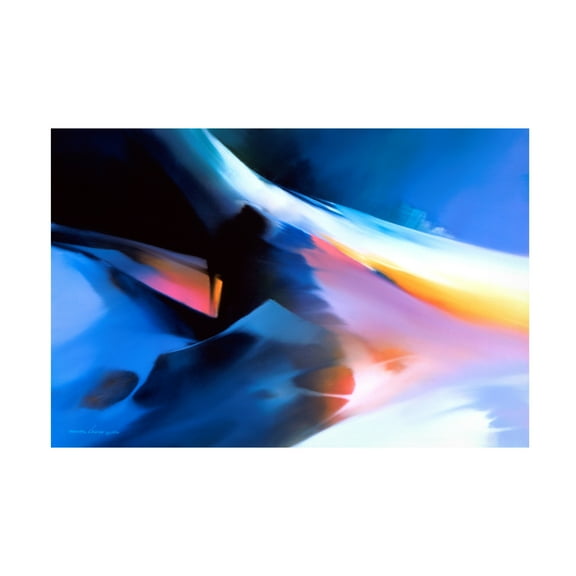 Canvas Wall Art - Thomas Leung 'Kaleidoscope' Wall Art for Living Room, Bedroom, or Office Décor by Trademark Fine Art - 19 x 12 Inches