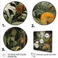thumbnail image 3 of Designart "Vintage Jungle Scenes A Glimpse into the Past II" Landscapes Framed Wall Art - Global Green Jungle Entryway Framed Wall Art Print, 3 of 6