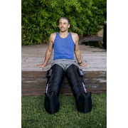 Recovery Wraps – Air Compression Leg Recovery System – Wireless, Tubeless, Rechargeable Massage Boots (Large)