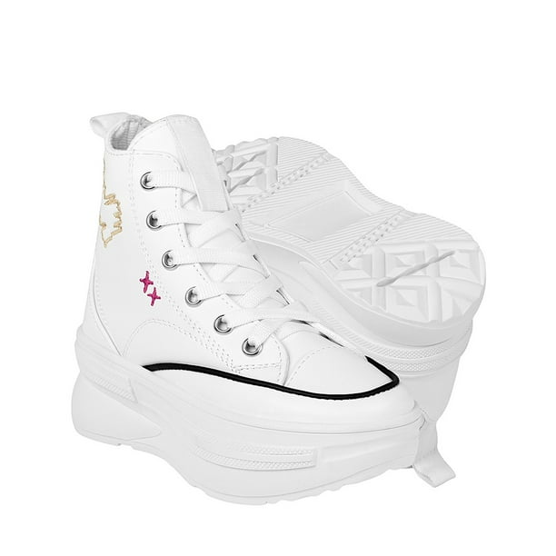 TENIS STYLO NIÑA 20097 SIMIPIEL BLANCO 18-21