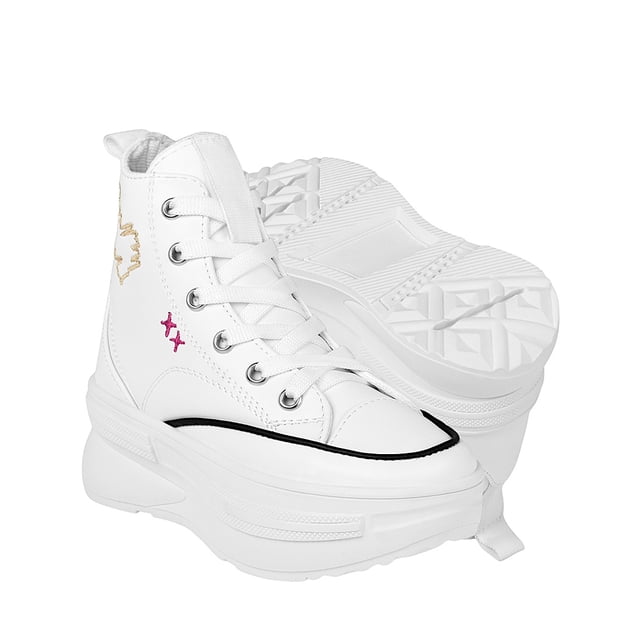 TENIS STYLO NIÑA 20097 SIMIPIEL BLANCO 18-21