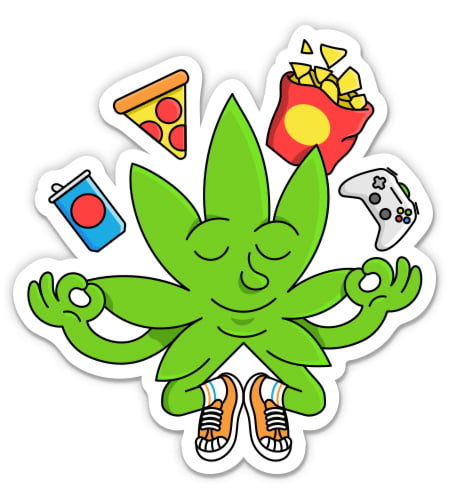 got weed Marijuana Funny Decal Sticker Car Cute Vinyl 