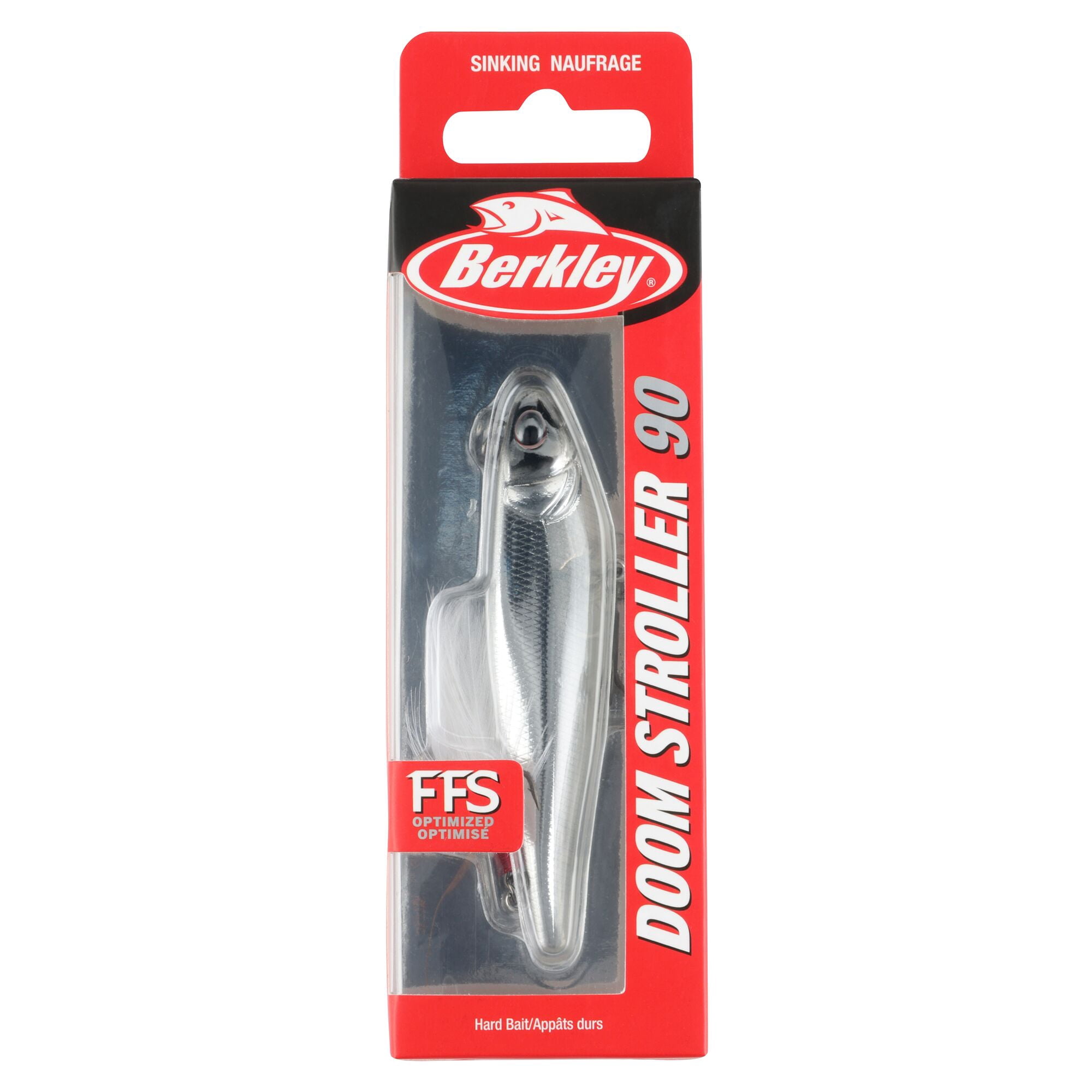 Berkley Doom Stroller Fishing Lure, 3.5 in, HF Flashback (1-count)