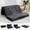 Black, variant on Tri-Fold Memory Foam Sofa Bed - 6" Tufted Folding Mattress, Corduroy Cover, Portable Twin Guest Bed for Adults, RV, Camping (39"x75")