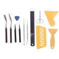 thumbnail image 4 of Vinyl Weeding Tool Kit, Wear Resistant Wide Applicability Ergonomic Handle Stainless Steel 13pcs Craft Weeding Tools With Tweezers For Paper Craft, 4 of 8