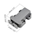 thumbnail image 2 of 56x41x16mm Rebound Self-Locking Door Touch Catch Plastic Gray 2 Pack, 2 of 5