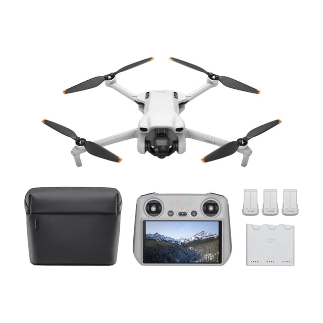 Combo De Dron Profesional Dji Mini 3 Y Control Con Pantalla Fly More