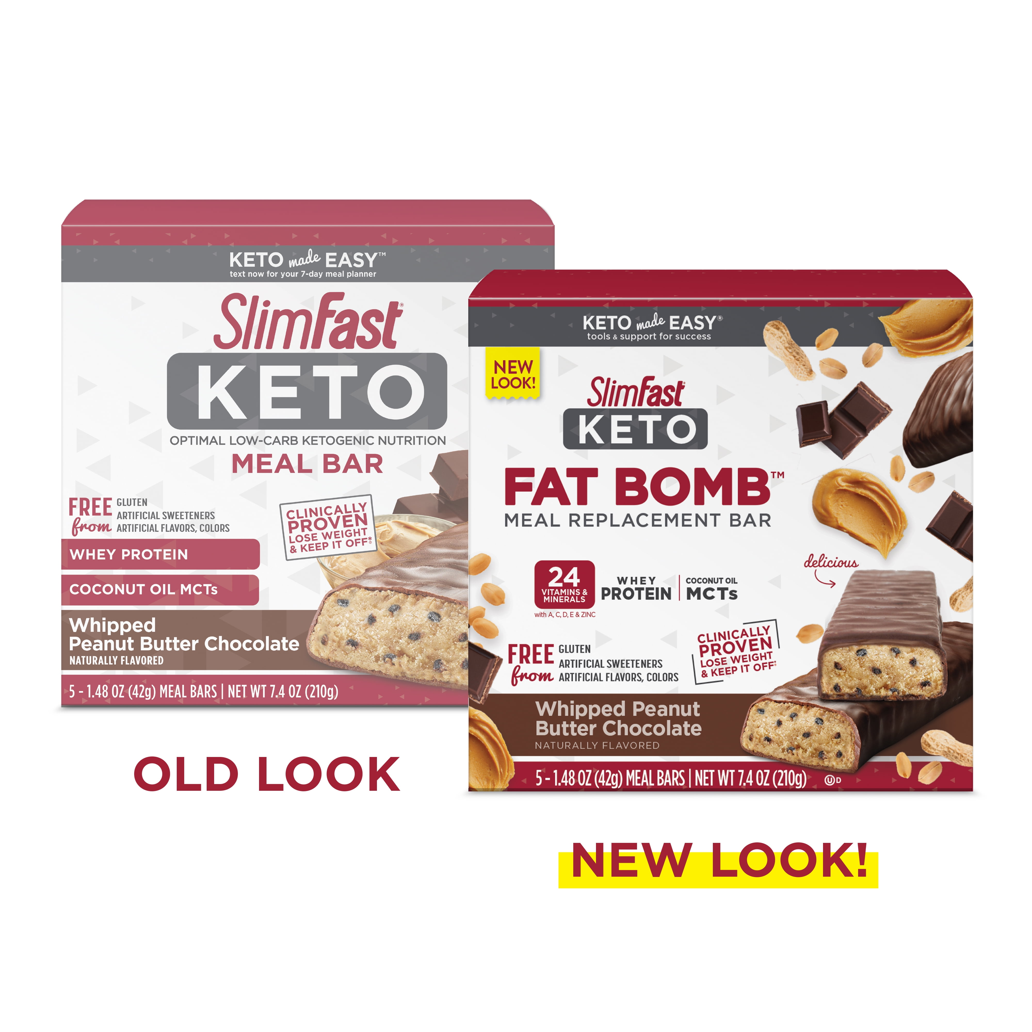 Slimfast Keto Fat Bomb Meal Replacement Bar Whipped Peanut Butter Chocolate 5 Ct Walmart Com Slimfast Keto Fat Bomb Meal Replacement Bar Whipped Peanut Butter Chocolate 5 Ct Walmart Com