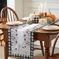 thumbnail image 3 of Fall Wildflower Table Runner, Autumn Thanksgiving Kitchen Dining Table Decoration for Home Party Decor 13x120 Inches, 3 of 9