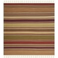 thumbnail image 4 of SAFAVIEH Striped Kilim Joey Striped Area Rug, Red, 6' x 9', 4 of 9