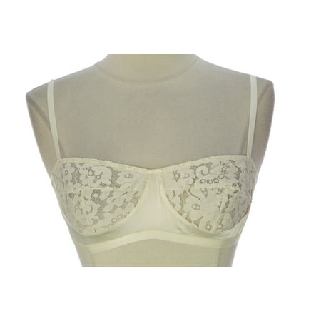 Zinke Intimates Women's Dahlia Bralette, Medium, Sugar