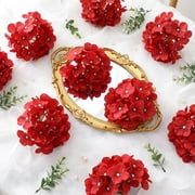 20 Pcs Hydrangea Heads Artificial Flowers Heads and Stems Fake Hydrangea Flowers for Home Wedding Decor