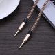 thumbnail image 2 of Kuymtek Cable de audio de 3,5 mm macho a 3,5 mm macho AUX auxiliar estéreo tejido (dorado) Kuymtek Componentes de la computadora, 2 of 6