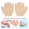 thumbnail image 4 of 2 Pares De Guantes Humectantes De Silicona Para Manos Secas, Guantes De Loción De Silicona Hidratantes De Gel De Bloqueo De Humedad Reutilizables Para Spa, 4 of 7