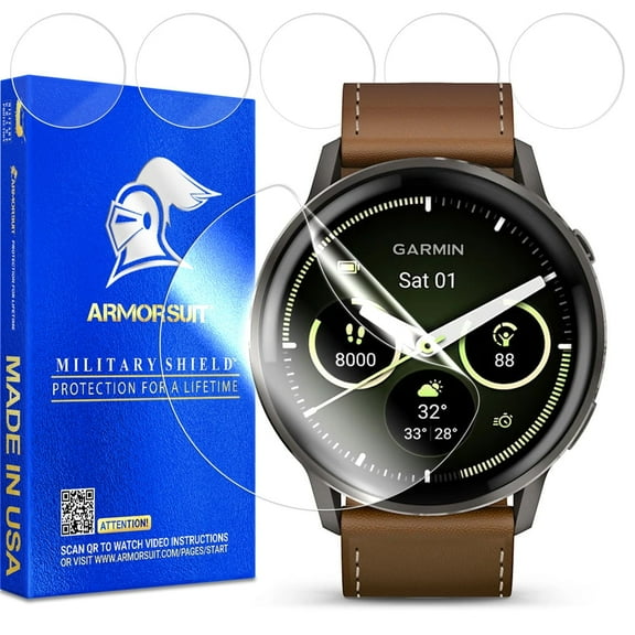 ArmorSuit 6 Pack for Garmin Venu 4 (45mm) Screen Protector MilitaryShield HD Clear Film - Made in USA
