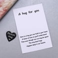 thumbnail image 2 of Tarjeta de felicitación MIXJOY Pocket Hug Token Black Thinking of You, 2 of 7