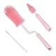 thumbnail image 2 of Cepillo de limpieza para biberones CUTICAT 3 uds cepillo giratorio Rosado, 2 of 8