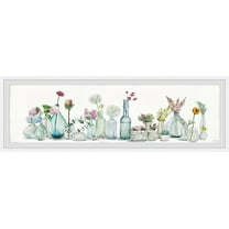 Marmont Hill Floral Display Framed Wall Art, 15" x 45"