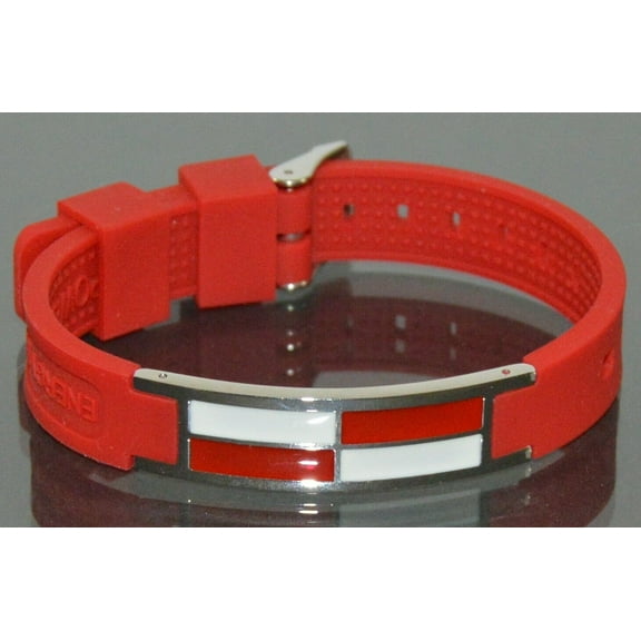 ENERGY POWER SILICON BRACELET EMF PROTECTION MAGNET THERAPY ** 4 in 1**