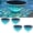 4PCS, variant on Solar Floating Pool Light with Fish Projection, Rechargeable Submersible LED Pool Decor, Waterproof Color Changing, Mesmerizing Fish Projection Pool Light (4Pcs)