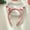 H, variant on DAMAI Christmas Reindeer Antlers Fluffy Deer Headband for Women, Party Gift Christmas Headband, Fairy Deer Ear Headband for Photo Props