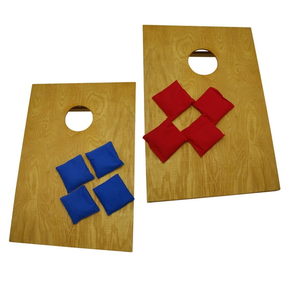 3' Cornhole & Bean Bag Toss Set (Premium All Wood)