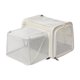 thumbnail image 1 of Transportín para mascotas de lados suaves, cómodo estuche de transporte para gatos, bolsa de transporte para gatos para caminar, senderismo, viajes al blanco, 1 of 8