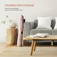 thumbnail image 2 of LIFERECORD Oversized Faux Fur Folding Chair - Plush Lounge Chair for Adults, Large Foldable Reading Chair for Bedroom, Dorm & Living Room, Pink, 2 of 7