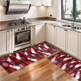 thumbnail image 3 of Kitchen Rugs Sets Of 2,Red Christmas Snowman Pattern Anti Fatigue Kitchen Mat Rugs Non Slip Washable,Decorative Kitchen Floor Mats for Kitchen,Sink,Laundry,17"X47", 3 of 5