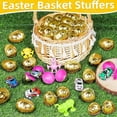 thumbnail image 6 of TURNMEON 36 Pcs Gold Easter Eggs, 2.36" Shiny Metallic Plastic Easter Eggs Fillable Surprise Golden Eggs Empty for Easter Egg Hunt Fillling Candy Treats Basket Stuffers Fillers Party Favors, 6 of 10