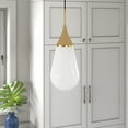 thumbnail image 2 of Evelyn&Zoe Pendentif en Laiton de 8 Pouces de Large Style Mid-Century Modern, 2 of 8