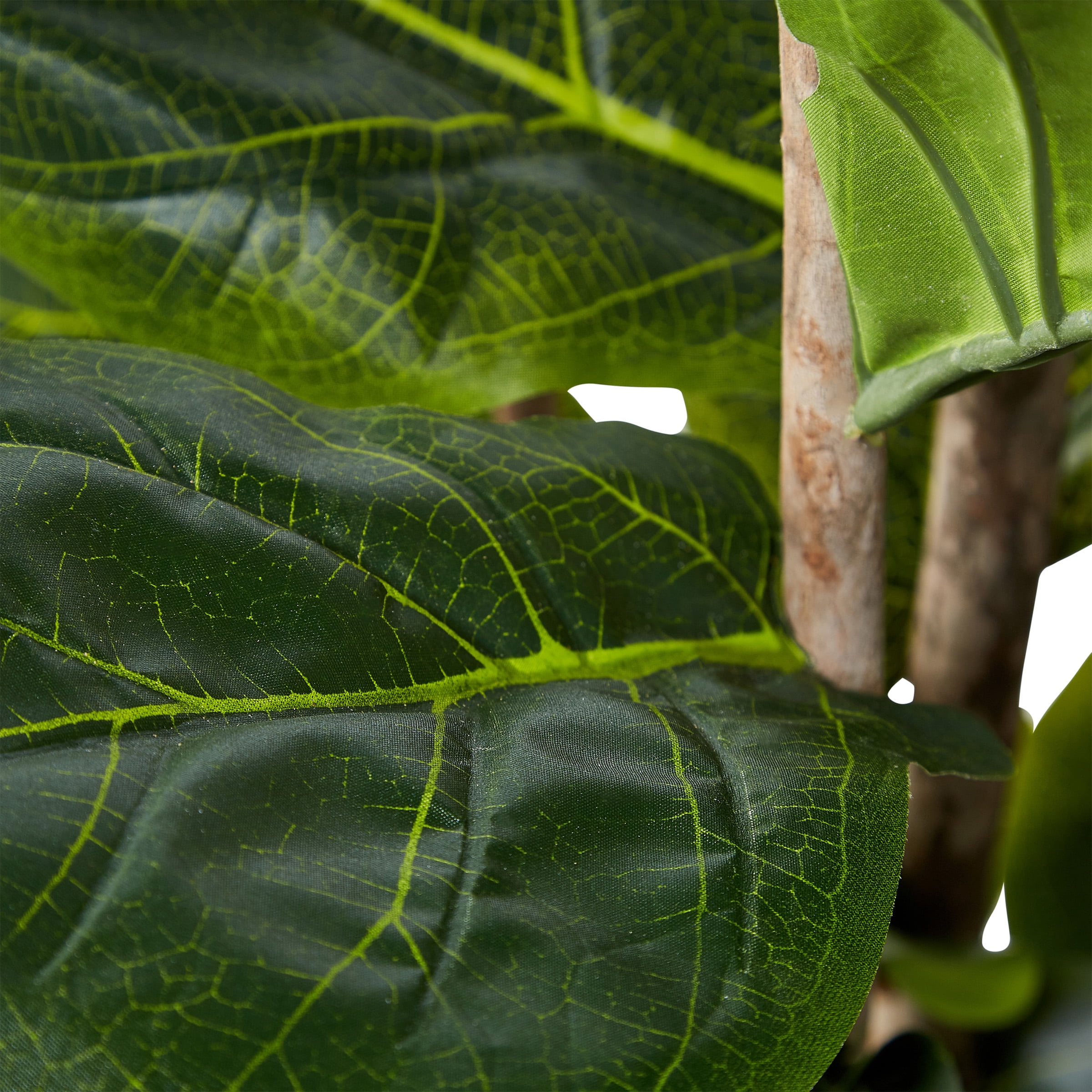 Artificial Fiddle Leaf Fig Tree-72"" Faux Plant in Pot with Natural Feel Leaves-Realistic