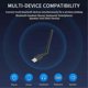 thumbnail image 4 of 100M Bluetooth 5.3 Adapter Free Driver USB Bluetooth Dongle Adaptador for Windows 11/10 Mo, 4 of 5