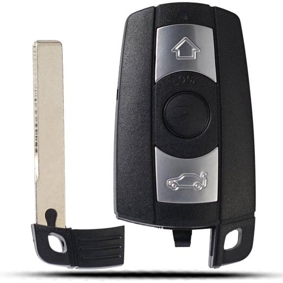 Key Fob Replacement CAS3 Fits for BMW X1 X5 X6 M3 325i,328i,335i,525i,528i,530i,535i,550i & More 2004-2014 Remote Control Keyless Entry KR55WK49127 KR55WK49123