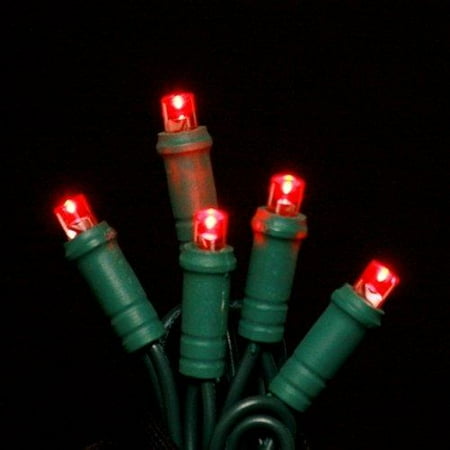 Christmas at Winterland S-35MMRE-4G String Lights LED Holiday String Lights Holiday Lighting LED ;Red