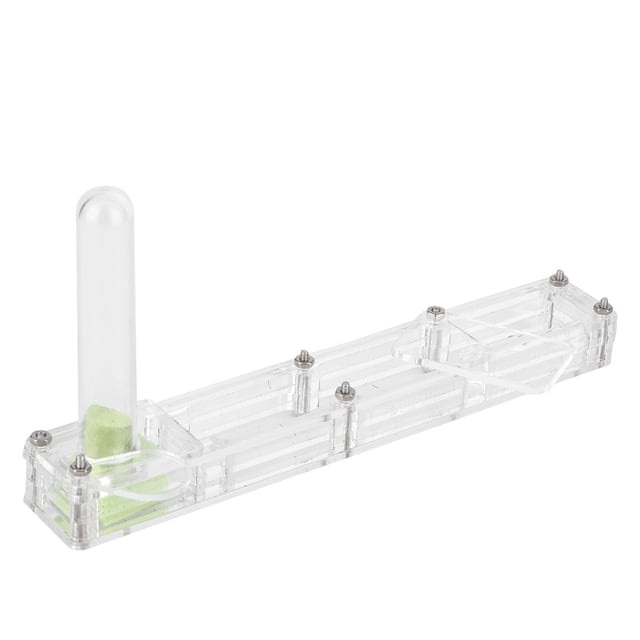 M Buder Caja De Cría De Hormigas De Acrílico, Nido Formicarium Transparente Con Torre De Agua Hidratante, Observación Educativa De Insectos, 14x2.2x7.5 cm