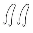 thumbnail image 4 of WASHWEPE 2Set Car Headrest Hooks Car Hooks Black Stainless Steel Back Seat Storage Option, 4 of 8