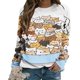 thumbnail image 1 of ICHUANYI Liquidación Camiseta holgada estampada a la moda para mujer Blusa de manga larga Tops casuales con cuello redondo ICHUANYI WER202308256351, 1 of 5